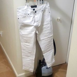 White southpole denim jeans 34×30